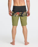 Quiksilver Mens Surfsilk Panel 20" Boardshorts - Aloe