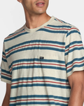 RVCA Mens Magnolia Crew SS Shirt - Ceramic