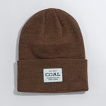 Coal The Uniform Recycled Knit Cuff Beanie - Brown