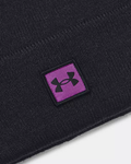 Under Armour Men's UA Halftime Cuff Beanie - Black / Mystic Magenta - 003