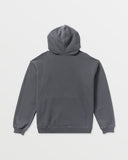 Volcom Mens Single Stone Pullover Hoodie - Asphalt Black