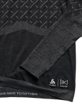 Burton Women's [ak]® Slokar Crewneck Fleece - True Black / Gray Cloud