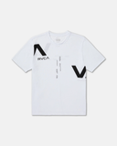 RVCA Mens VA Divided Short Sleeve Tee - White