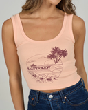 Salty Crew Women's Out To Sea Tank - Apricot