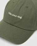 Tentree Slogan Peak Hat - Deep Olive / I Like Your Dog