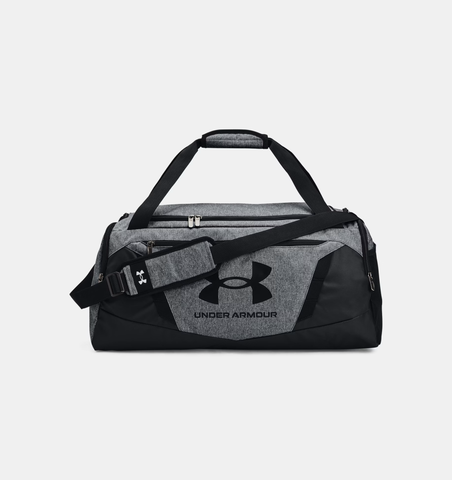 Under Armour UA Undeniable 5.0 Medium Duffle Bag - Pitch Gray Medium Heather / Black - 012