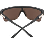 Spy Flynn 5050 Sunglasses - 25th Anniv Black Gold Matte - HD Plus Bronze with Gold Spectra Mirror