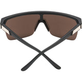 Spy Flynn 5050 Sunglasses - 25th Anniv Black Gold Matte - HD Plus Bronze with Gold Spectra Mirror