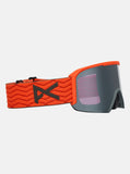 Anon Nesa Goggles + Bonus Lens + MFI® Face Mask - Fiesta Red
