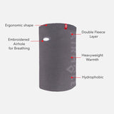 Airhole Airtube Classic Microfleece Facemask - Slate