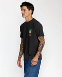 RVCA Mens Frond Mural Short Sleeve Tee - Black