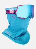 Anon M5S Goggles + Bonus Lens + MFI® Face Mask - Pink Tides