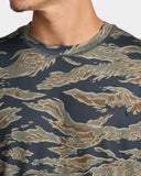 RVCA Mens Sport Vent Short Sleeve Tee - Tiger Camo