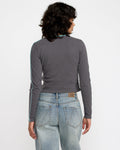 RVCA Womens Hills Long Sleeve Shirt - Gravel