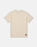 RVCA Mens Midweight Label Short Sleeve Tee - Ceramic