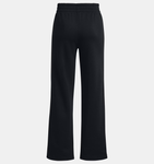 Under Armour Women's UA Rival Fleece Straight Leg Pant - Black / White - 001