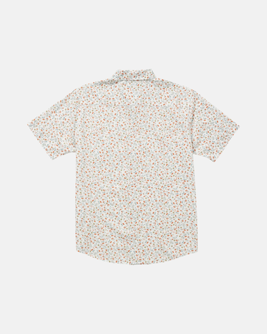 RVCA Mens Compact SS Shirt - Antique White