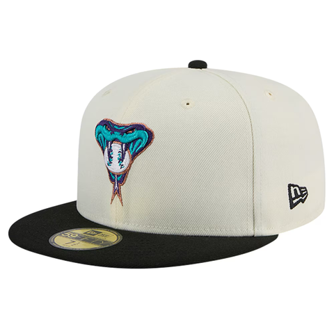New Era Arizona Diamondbacks Cooperstown Collection Chrome 59FIFTY Fitted Hat