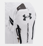 Under Armour UA Hustle 6.0 Backpack - White / Black