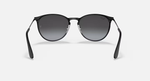 Ray-Ban Erika Metal Sunglasses - Black W/ Grey Gradient Polar