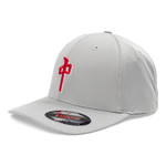 RDS OG Puffy Mock Mesh Flexfit Hat - Grey/Red