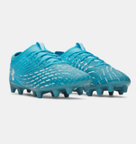 Under Armour Unisex UA Magnetico Select 5 FG Soccer Cleats - Black / Castlerock / Blue Atlantis - 001