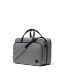 Herschel Bowen Convertible Travel Duffle Tech - 30L - Raven Crosshatch