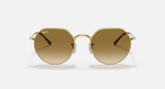Ray-Ban Jack Sunglasses - Arista Gold W/ Brown Gradient