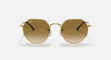 Ray-Ban Jack Sunglasses - Arista Gold W/ Brown Gradient