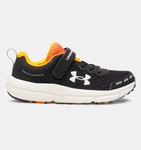 Under Armour Boys' BPS UA Assert 10 AC Running Shoes - Black / Squad Orange / Stone - 007