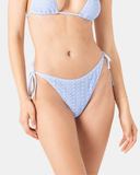 Roxy Women's Crochet Tie Side Cheeky Bikini Bottom - Open Air