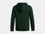 Under Armour Boys' Icon Fleece Team Hoodie - Forest Green / White - 301