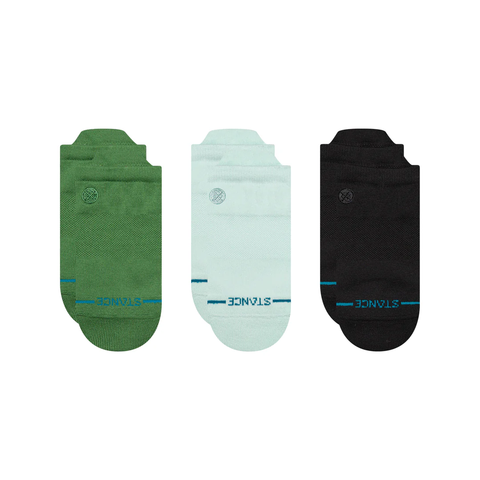 Stance Icon Low Tab Socks 3 Pack - Green