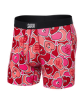 Saxx Vibe Super Soft Underwear - Whole Lotta Love-Red