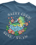 Salty Crew Mens Old School Vintage S/S Tee - Slate
