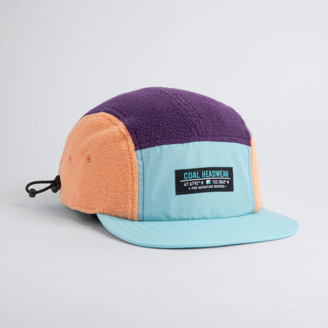 Coal The Bridger Fleece 5 Panel Cap - Neptune