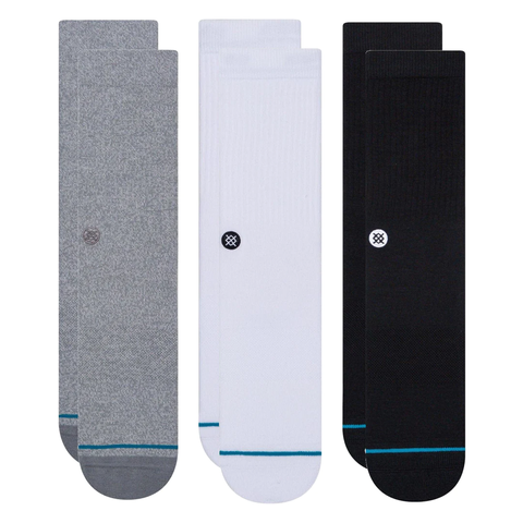 Stance Icon Crew Socks 3 Pack - Multi