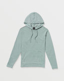 RVCA Mens PTC Pigment Hooded Long Sleeve - Lead