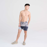 Saxx Mens Oh Buoy Stretch Volley 5" Swim Short - West Coast - India Ink