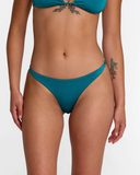 RVCA Womens Shimmer Ultra Skimpy Bikini Bottoms - Marine