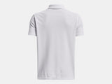 Under Armour Boys' UA Tech™ Team Polo - White / Mod Gray - 100