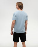 Tentree Mens Love Flourishes T-Shirt -  Blue Haze Cypress
