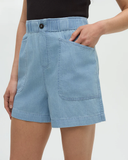 Tentree Women's Organic Cotton Denim Cascades Shorts - Light Wash