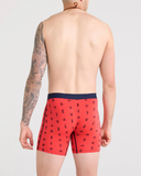 Saxx Vibe Xtra Underwear - Summer Catch - Coral Red