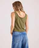 Volcom Women's 91 Tank - Bayleaf