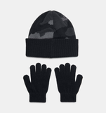 Under Armour UA Beanie Glove Set - Black - 001