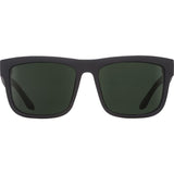 Spy Discord Sunglasses - Soft Matte Black - Happy Gray Green Polar