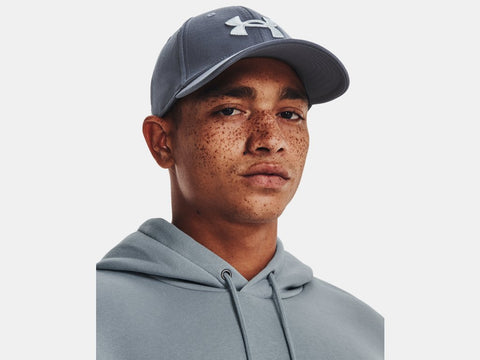 Under Armour Men's UA Blitzing Cap - DOWNPOUR GRAY/Harbor Blue - 044