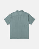 RVCA Mens Vacancy Short Sleeve Shirt - Lead