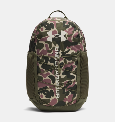 Under Armour UA Hustle Sport 6.0 Backpack - Marine OD Green / Summit White - 390